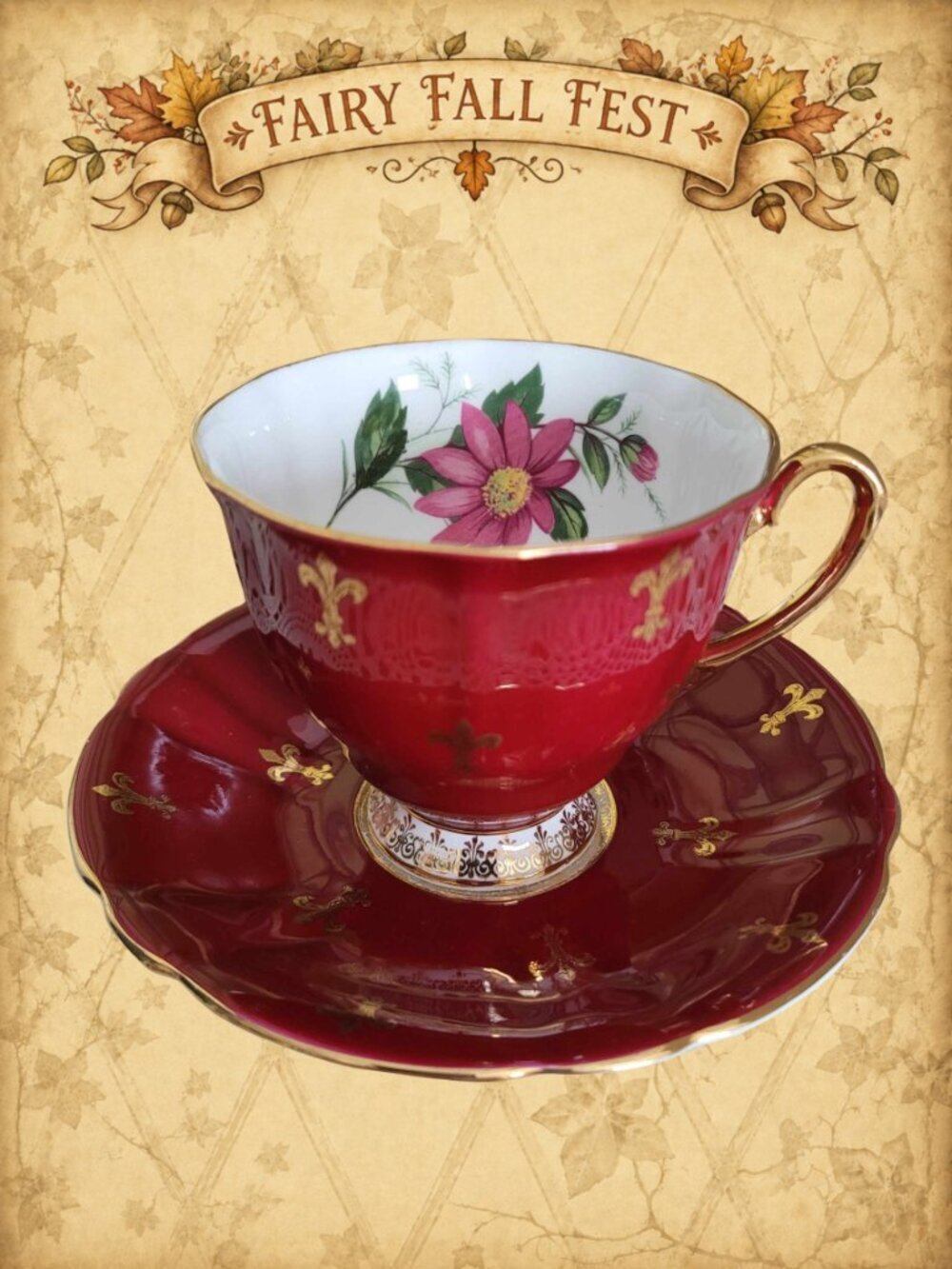 Hearth Happenings 🏠🧚‍♂️ Vintage WINDSOR Bone China Tea Cup & Saucer England